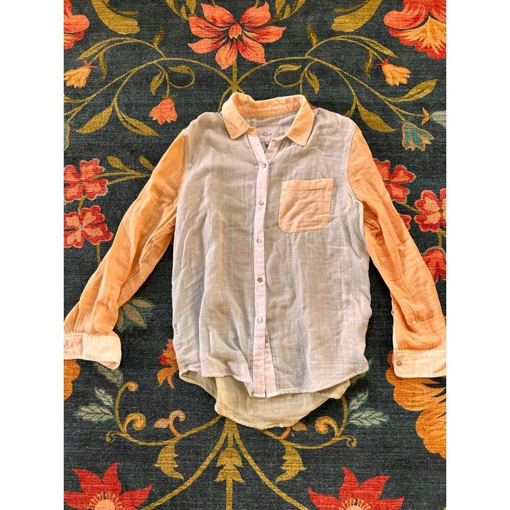 Rails Ellis Button Down Shirt Size Medium - Picture 2 of 5